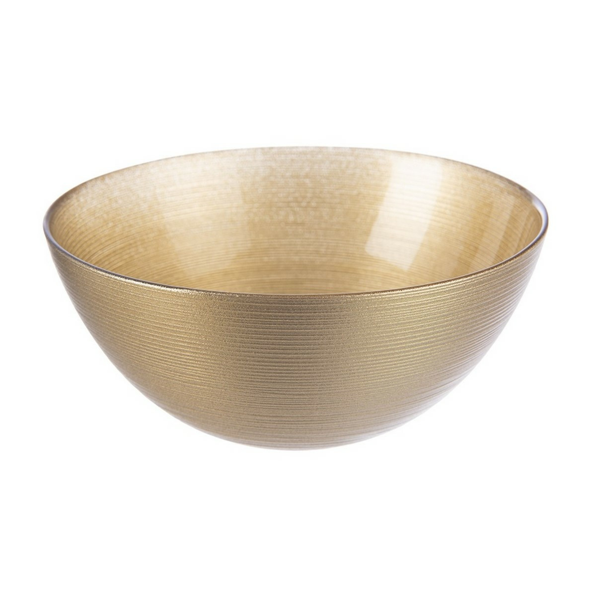 Orion Sklenená mísa Golden, pr. 21 cm