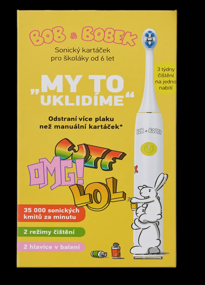BOB a BOBEK OMG - My to upraceme! Sonická zubná kefka pre školákov