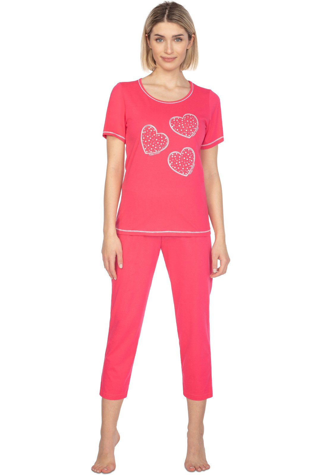 Dámske pyžamo Regina 667 kr/r M-XL L24 tmavě modrá XL