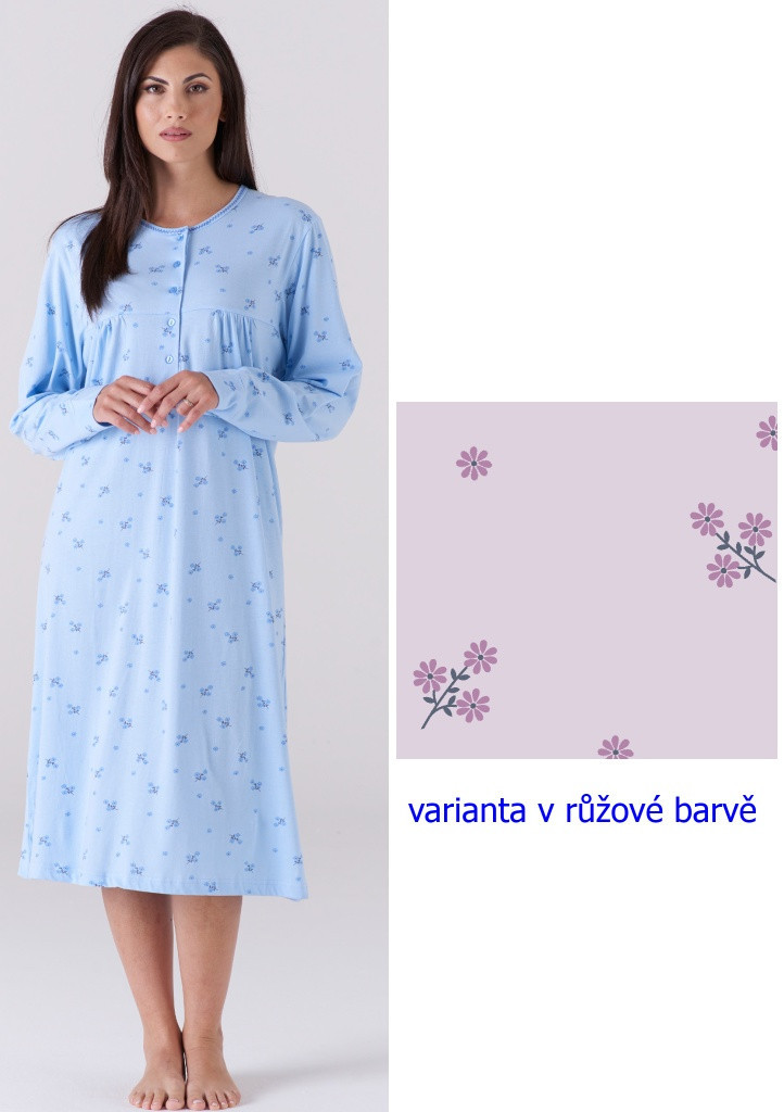 Dámska nočná košeľa KARELPIU KC6004 3XL Sv. modrá