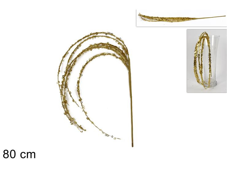 MAKRO - Dekorácia vianočná zlatá