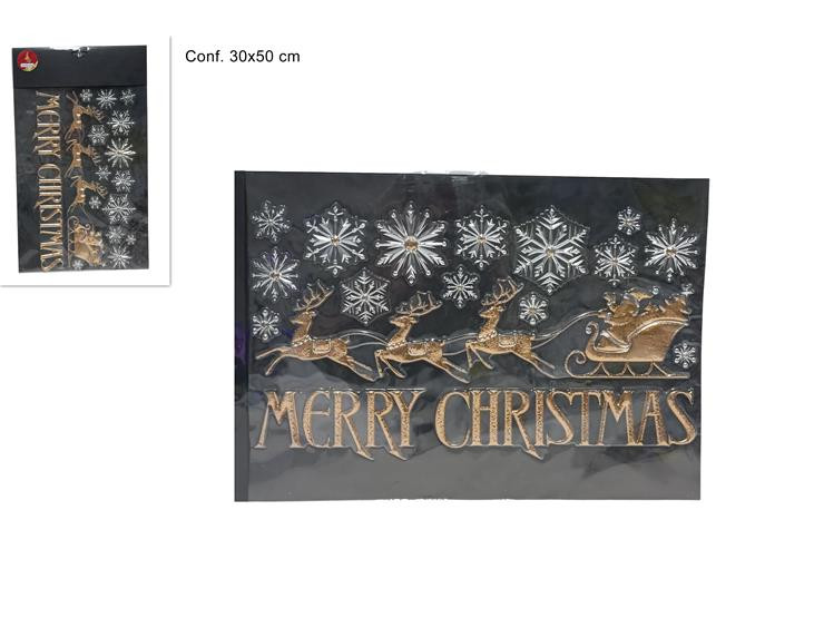 MAKRO - Samolepka na okno vianočná