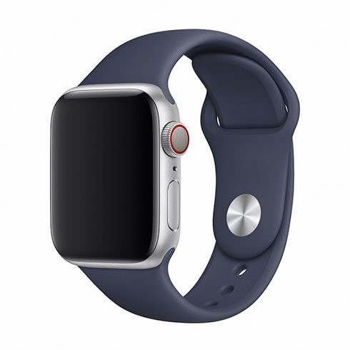 Športový náhradný remienok Devia Deluxe Series pre Apple Watch 44mm, tmavomodrý