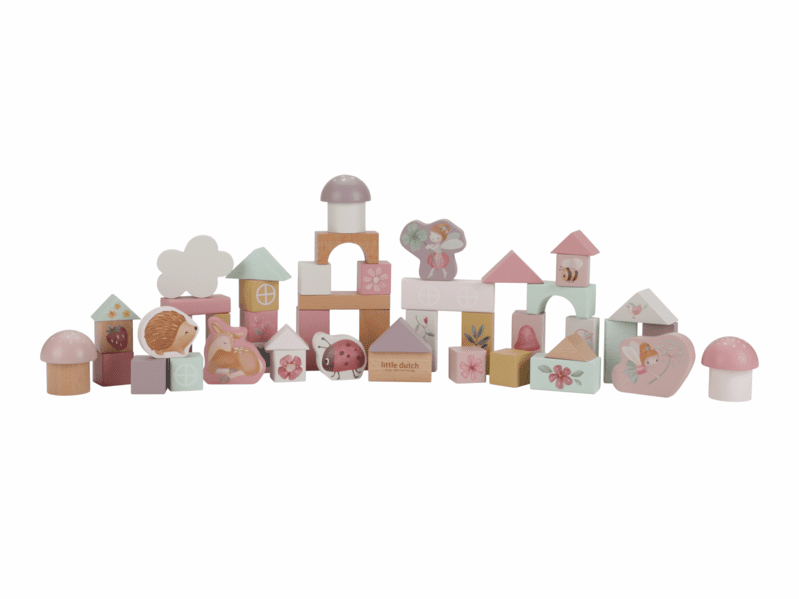 LITTLE DUTCH - Kocky drevené v tube Fairy Garden
