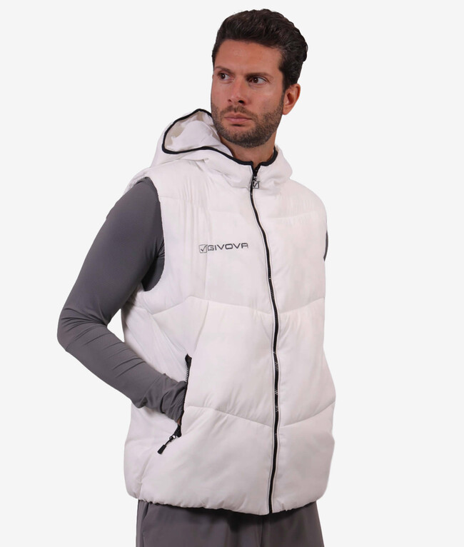 GIUBBOTTO SMANICATO CLOUD BIANCO Tg. M