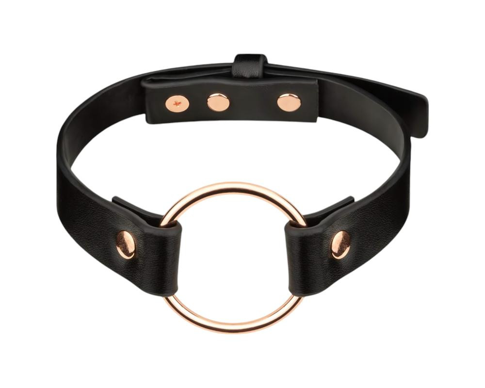 Rosy Gold - Neck Strap (Black-Rose Gold)