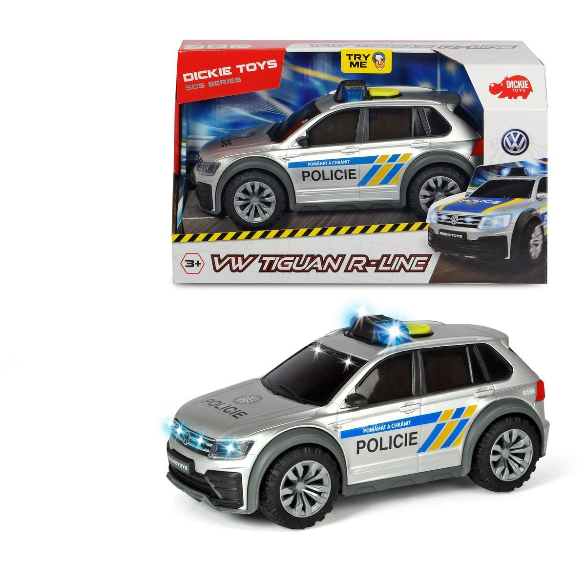 Dickie Policajné auto VW Tiguan R-Line CZ