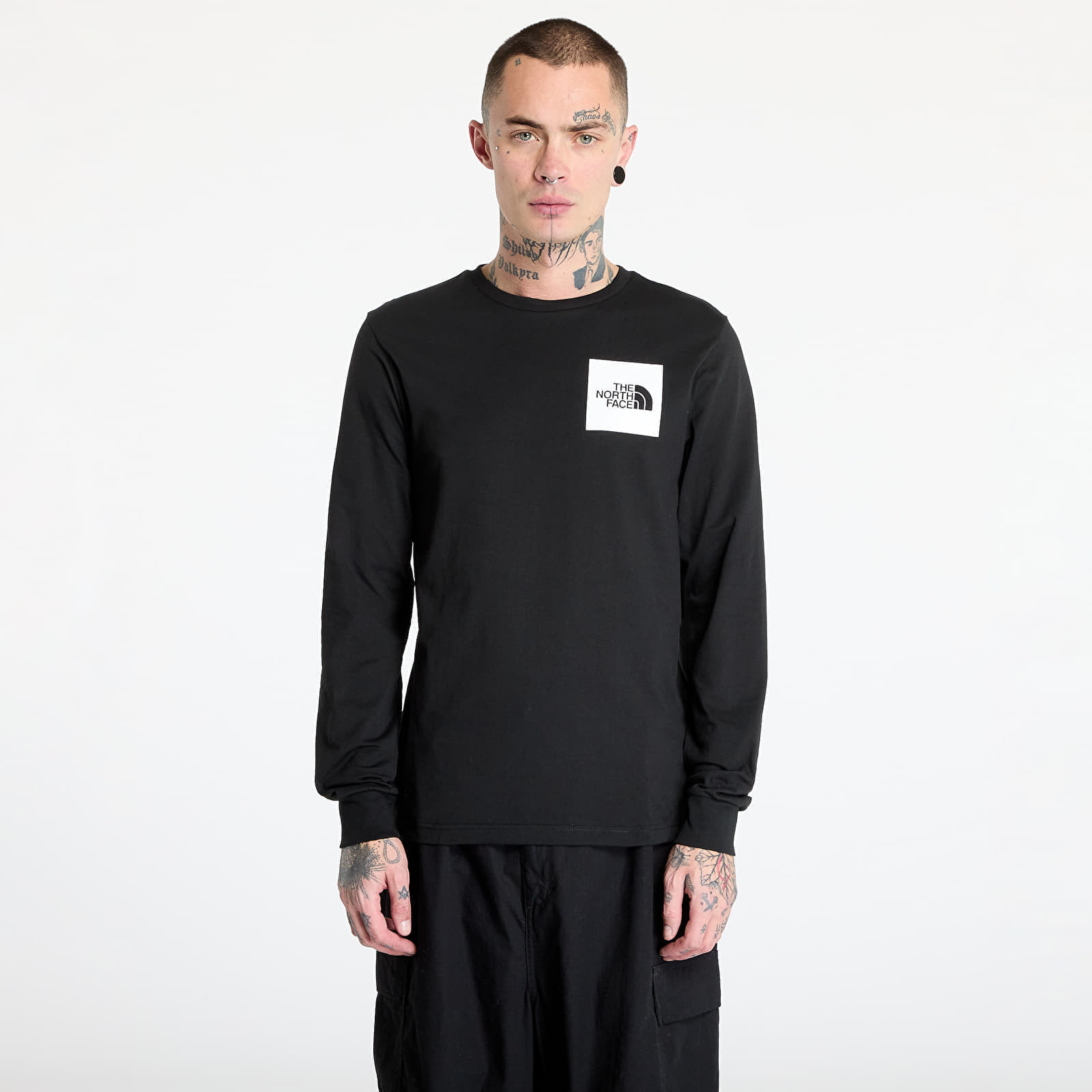Tričko The North Face Longsleeve Fine Tee TNF Black S