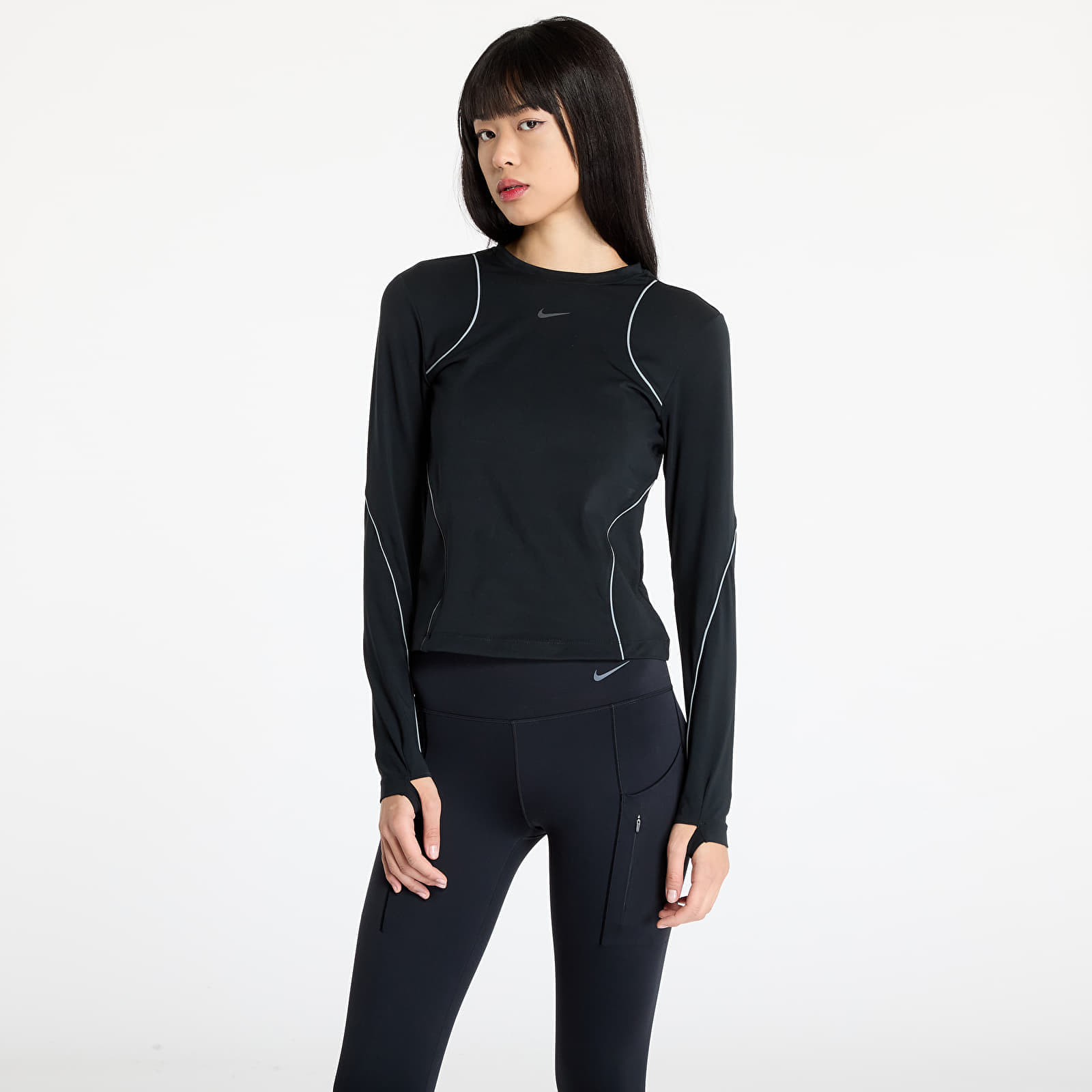 Tričko Nike Running Division Women's Long-Sleeve Running Top Black S