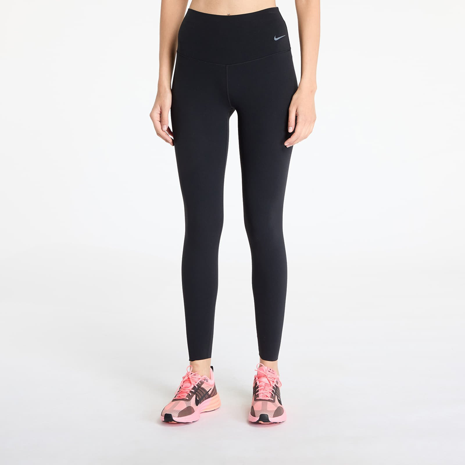Legíny Nike Zenvy Women's Gentle-Support High-Waisted Full-Length Leggings Black/ Black L