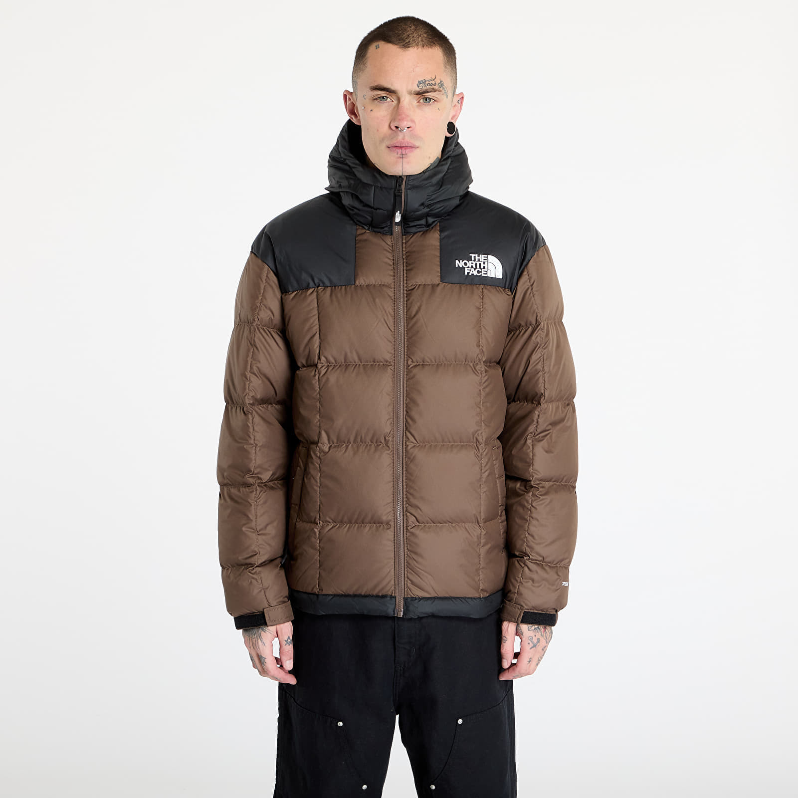 Bunda The North Face Lhotse Hooded Jacket Smokey Brown S