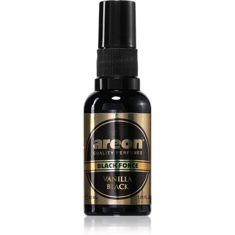 Areon Black Force Vanilla Black osviežovač vzduchu 30 ml