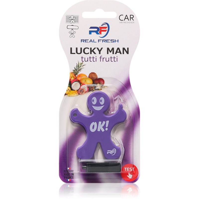 VINOVE Real Fresh Lucky Man Tutti Frutti vôňa do auta 1 ks