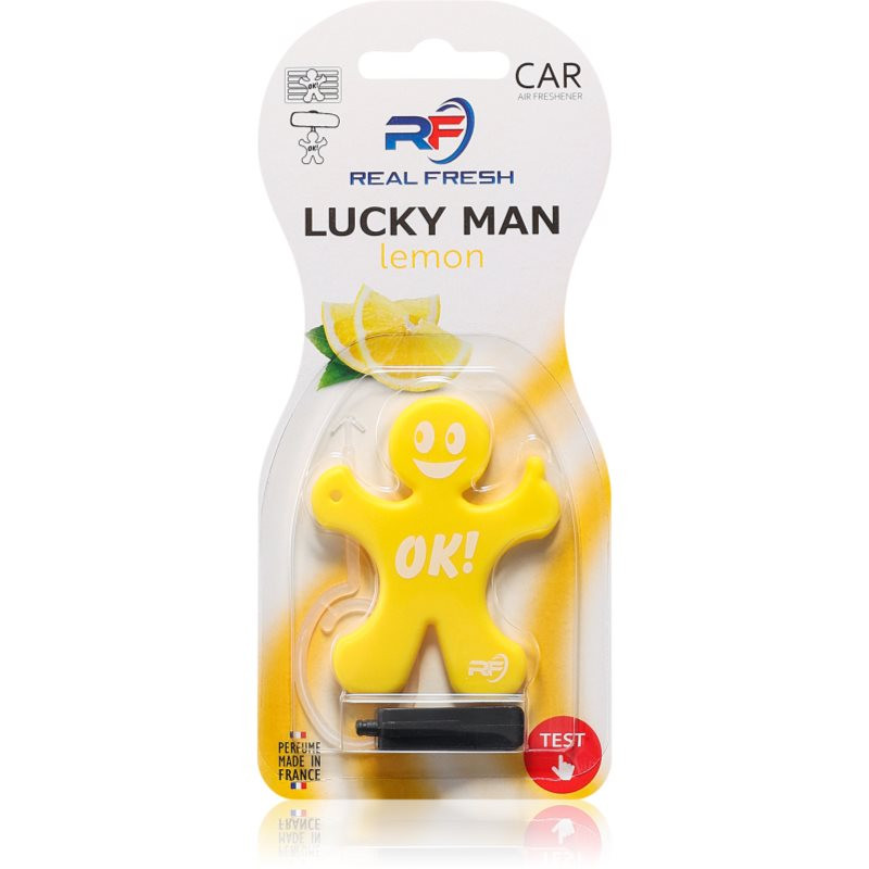 VINOVE Real Fresh Lucky Man Lemon vôňa do auta 1 ks