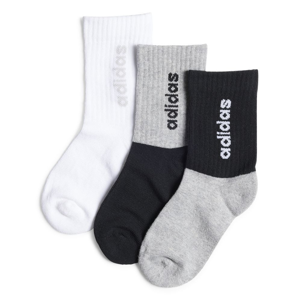 Ponožky Adidas Linear Kids Crew Socken Veľkosť: M