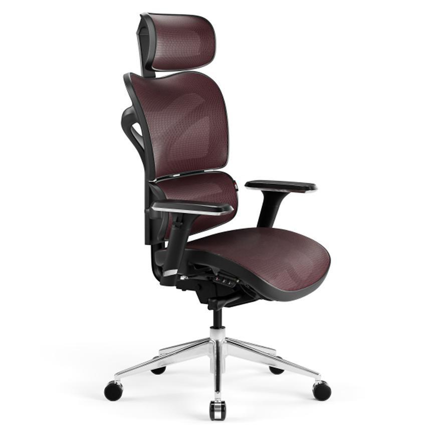 Kancelárske kreslo Diablo V-Commander Čierna/Burgundsko