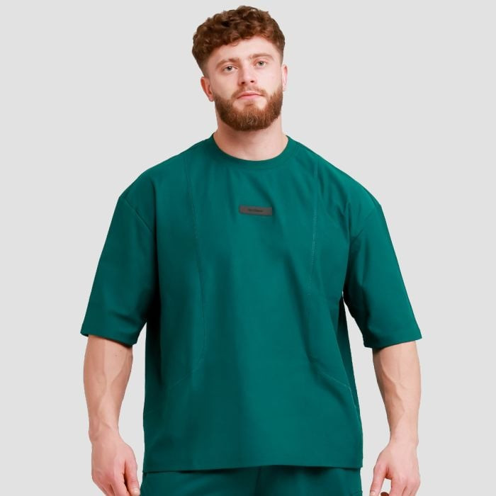 GymBeam Tričko Oversized Unstoppable Green  XXXLXXXL