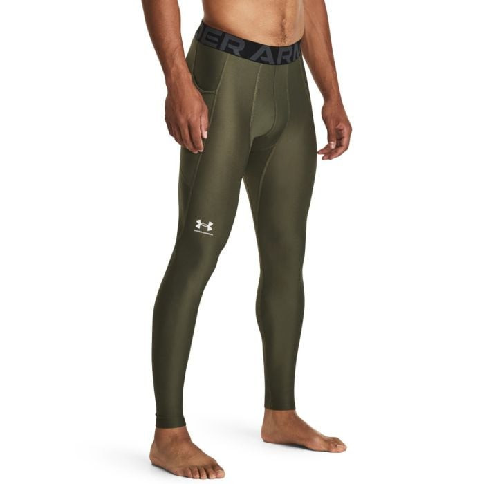 Under Armour Kompresné legíny HG Armour Green  LL