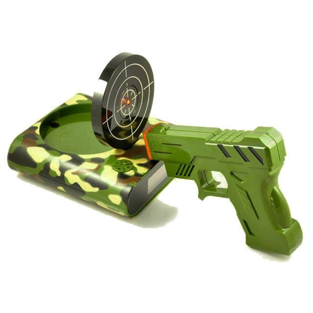 Budík s terčom - zelený