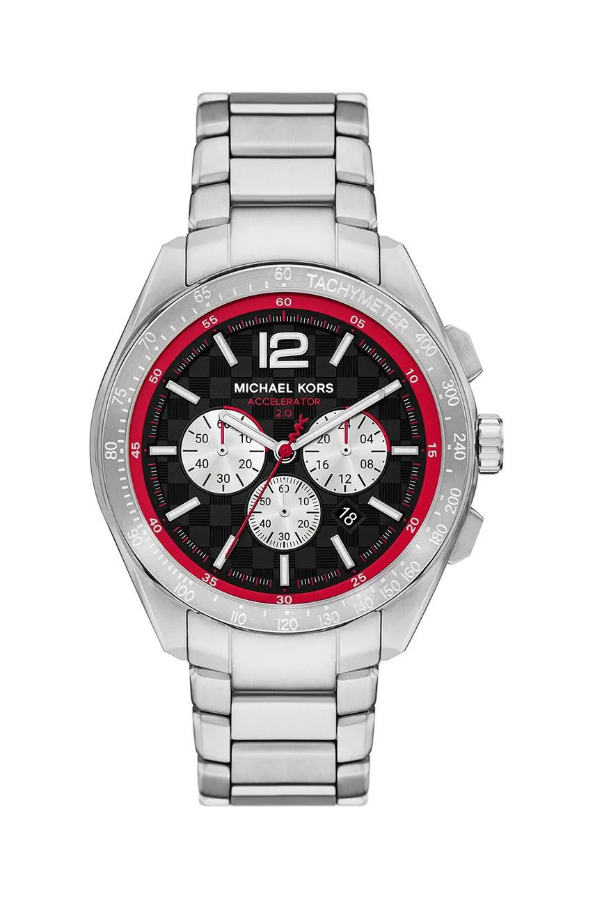 Hodinky Michael Kors ACCELERATOR 2.0 pánske, strieborná farba, MK9176