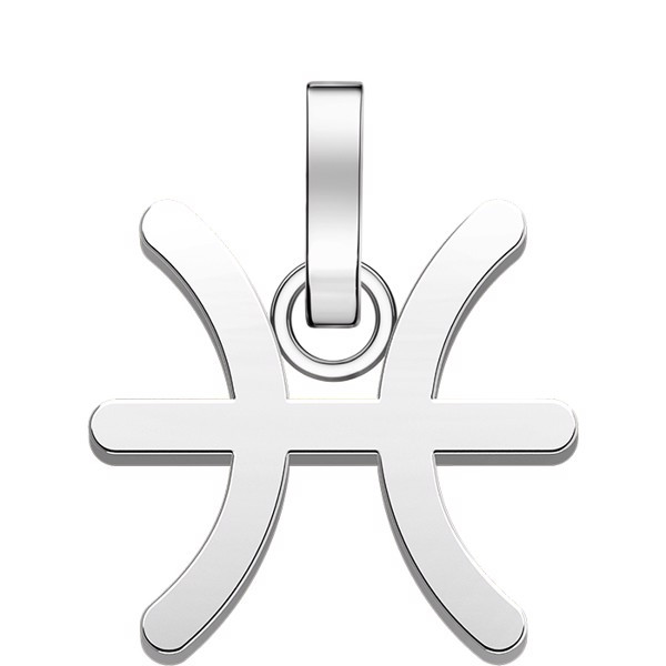 Rosefield Oceľový prívesok Ryby The Pendant PE-Silver-Pisces-S