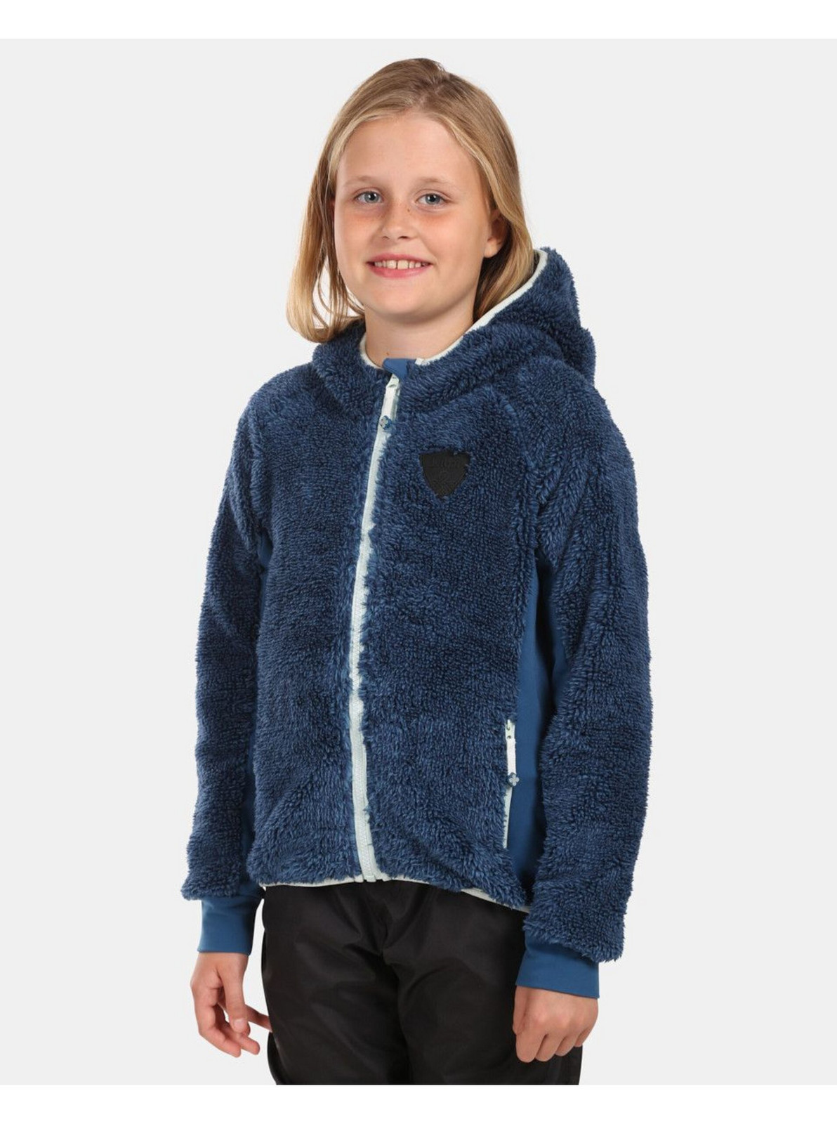 Dievčenská hrejivá mikina Kilpi NORKA-JG Tmavo modrá