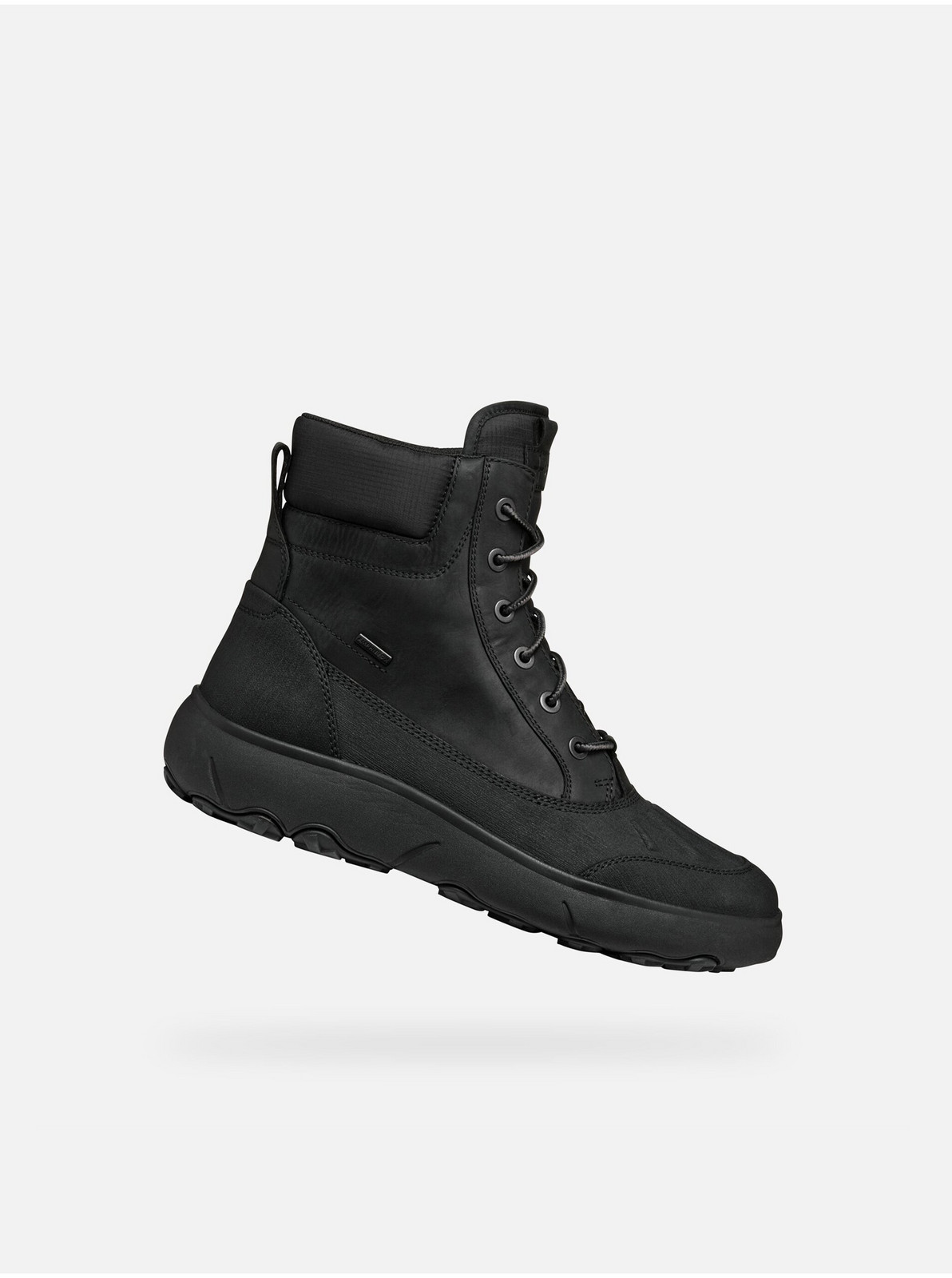 Čierna pánska členková obuv Geox Nebula + Grip AB