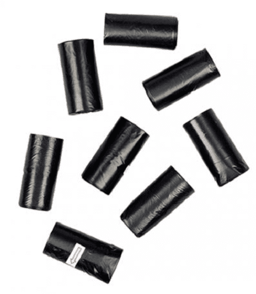 DUVO+ sáčky na zber psích výkalov čierne 16x20ks