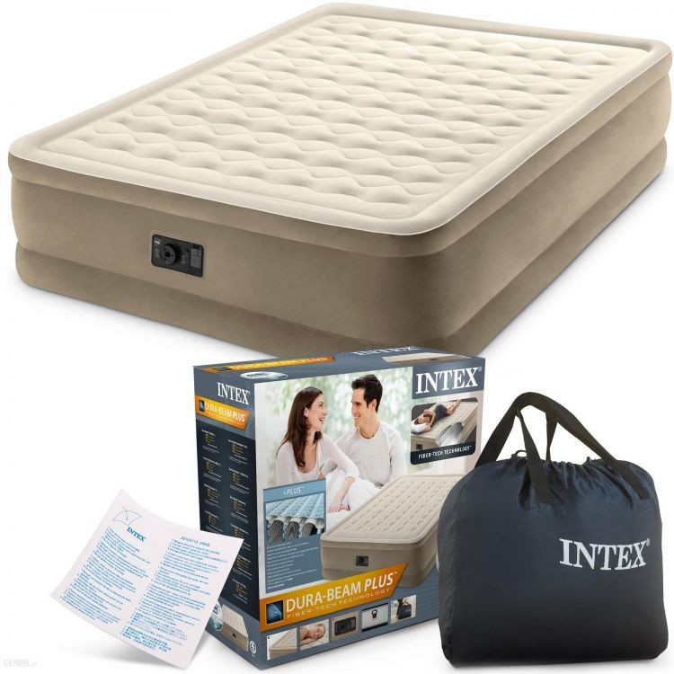 Nafukovací matrace s pumpičkou INTEX béžová