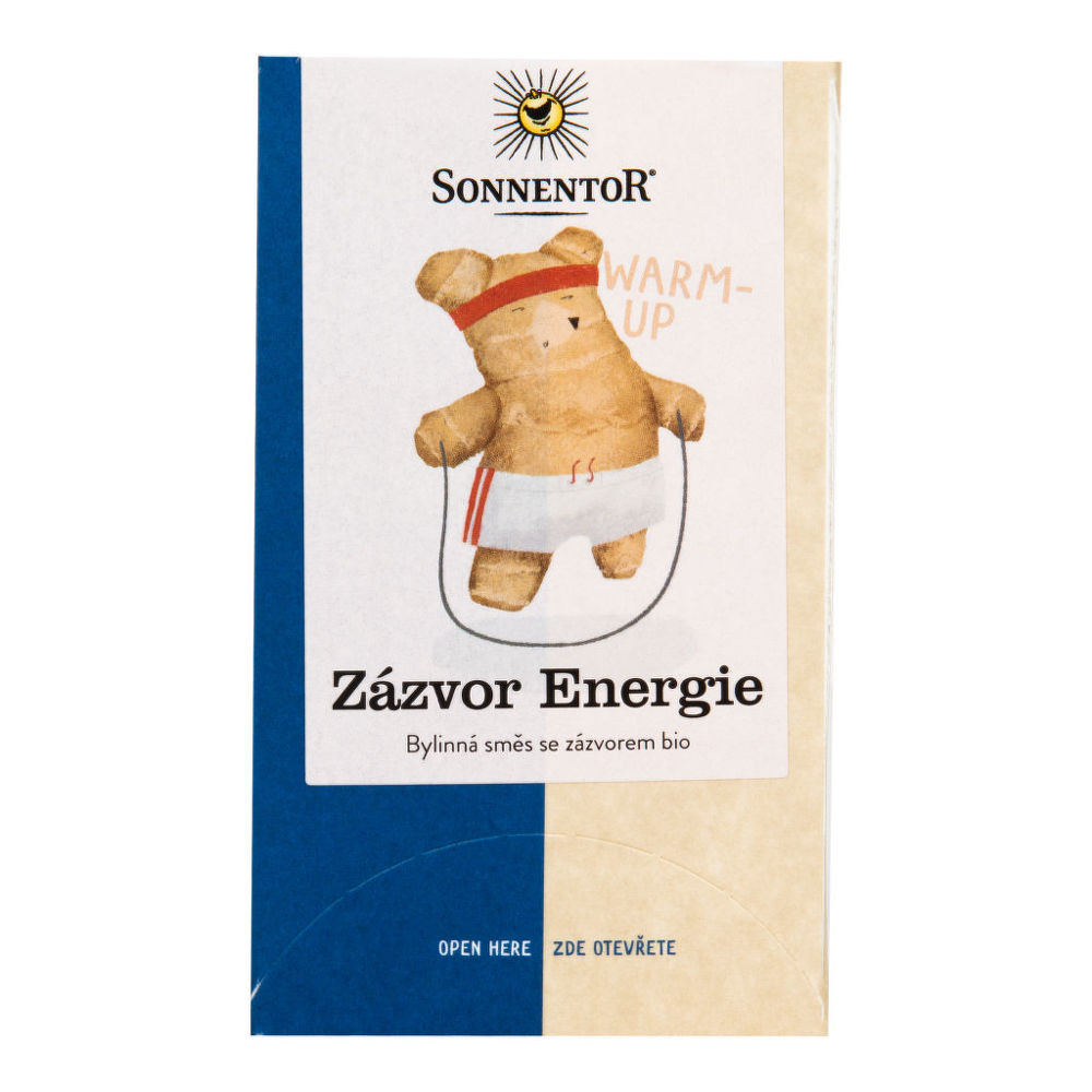 VÝPREDAJ!!!Čaj Zázvor energie 32,4 g BIO   SONNENTOR