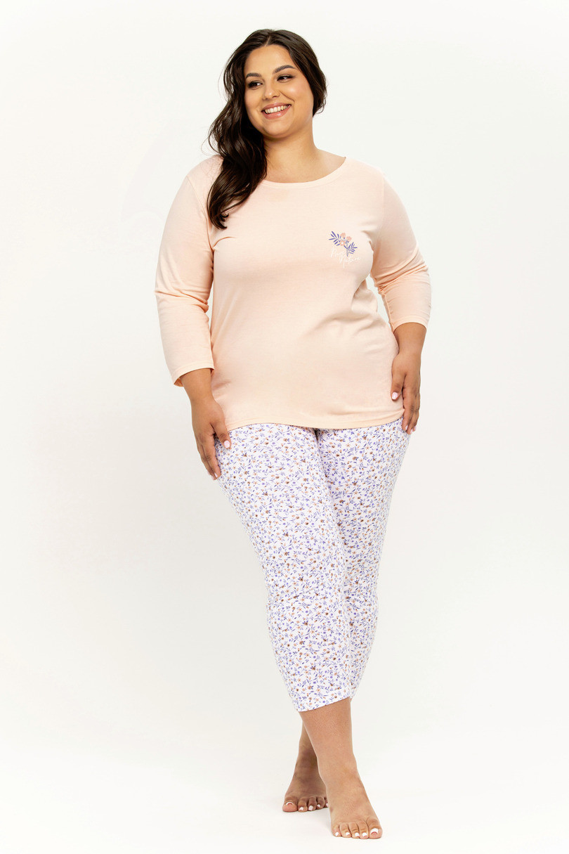 Dámske pyžamo Ariella 3256 2XL-3XL Modrá 2XL