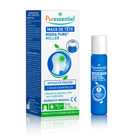 PURESSENTIEL Migra pure roll-on na bolesť hlavy 5 ml