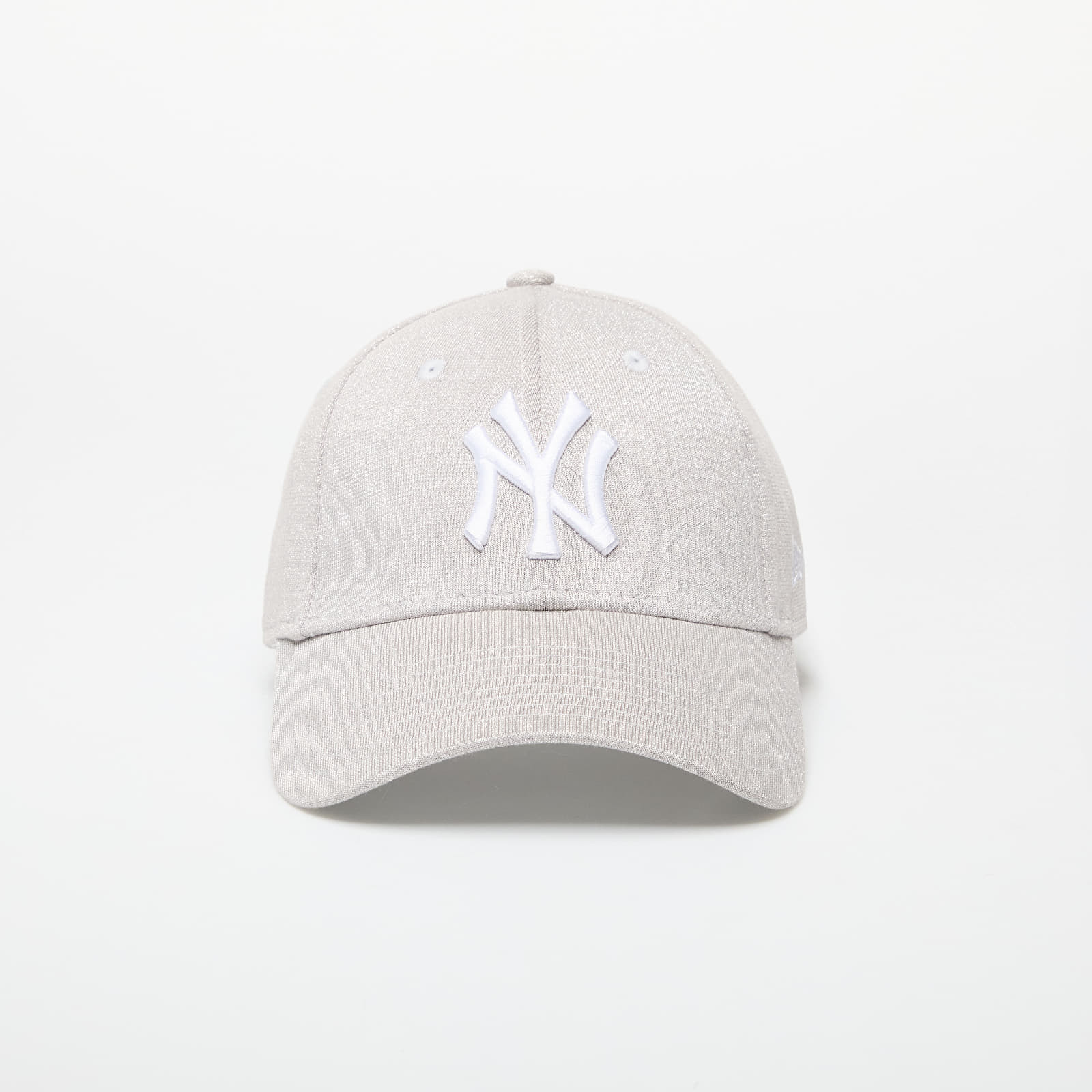 Šiltovka New Era New York Yankees MLB Womens Glitter 9FORTY Adjustable Cap Metalic Silver/ White Universal