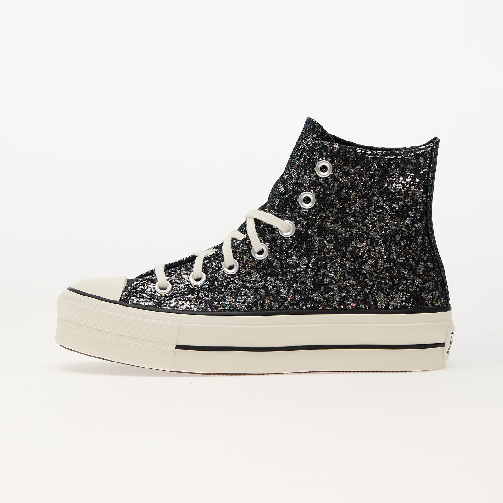 Tenisky Converse Chuck Taylor All Star Lift Platform Glitter Into The Void/ Egret/ Black EUR 36.5
