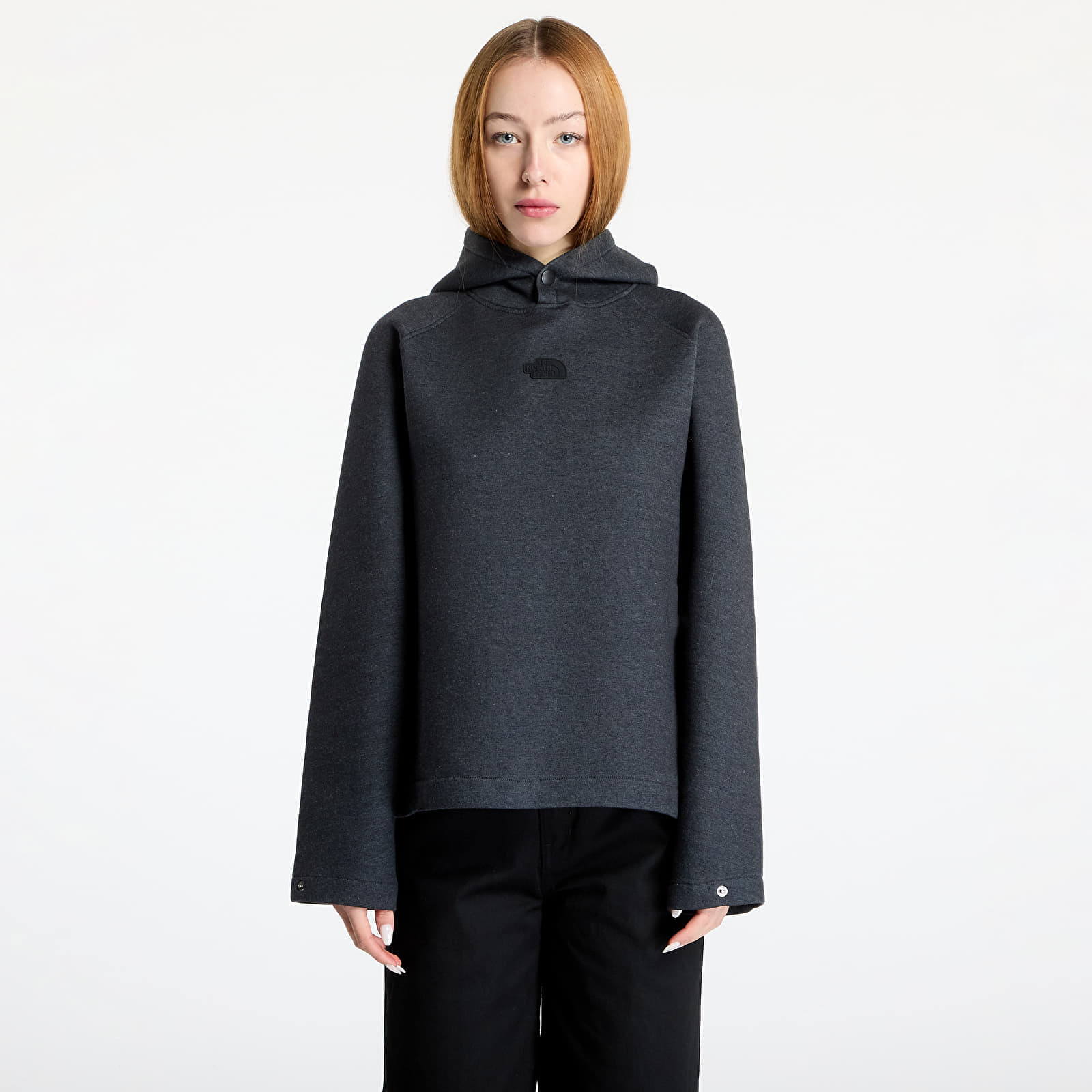 Mikina The North Face W Relaxed Hoodie TNF Black Heather S