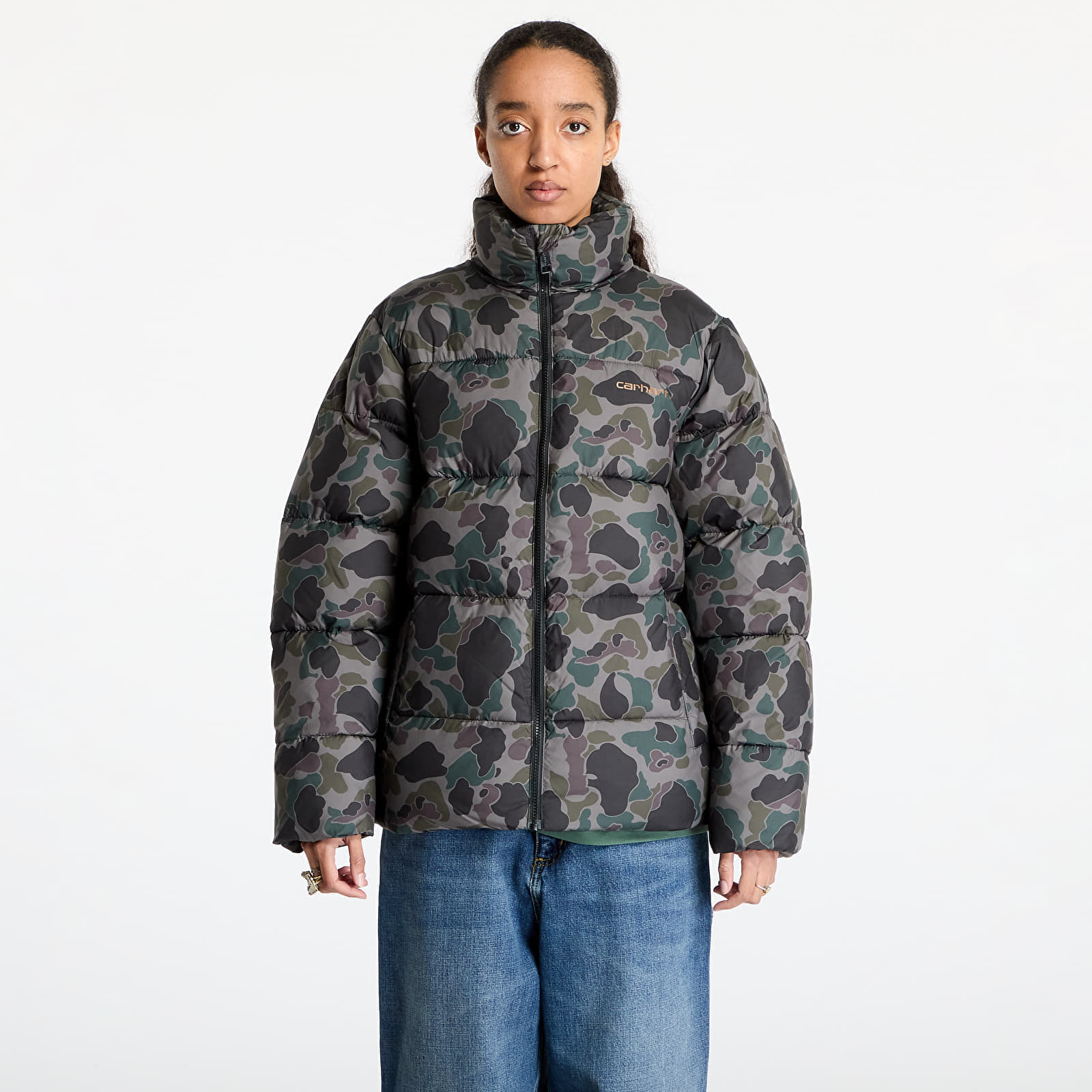 Bunda Carhartt WIP Springfield Jacket UNISEX Camo Duck/ Grey/ Hamilton Brown XS