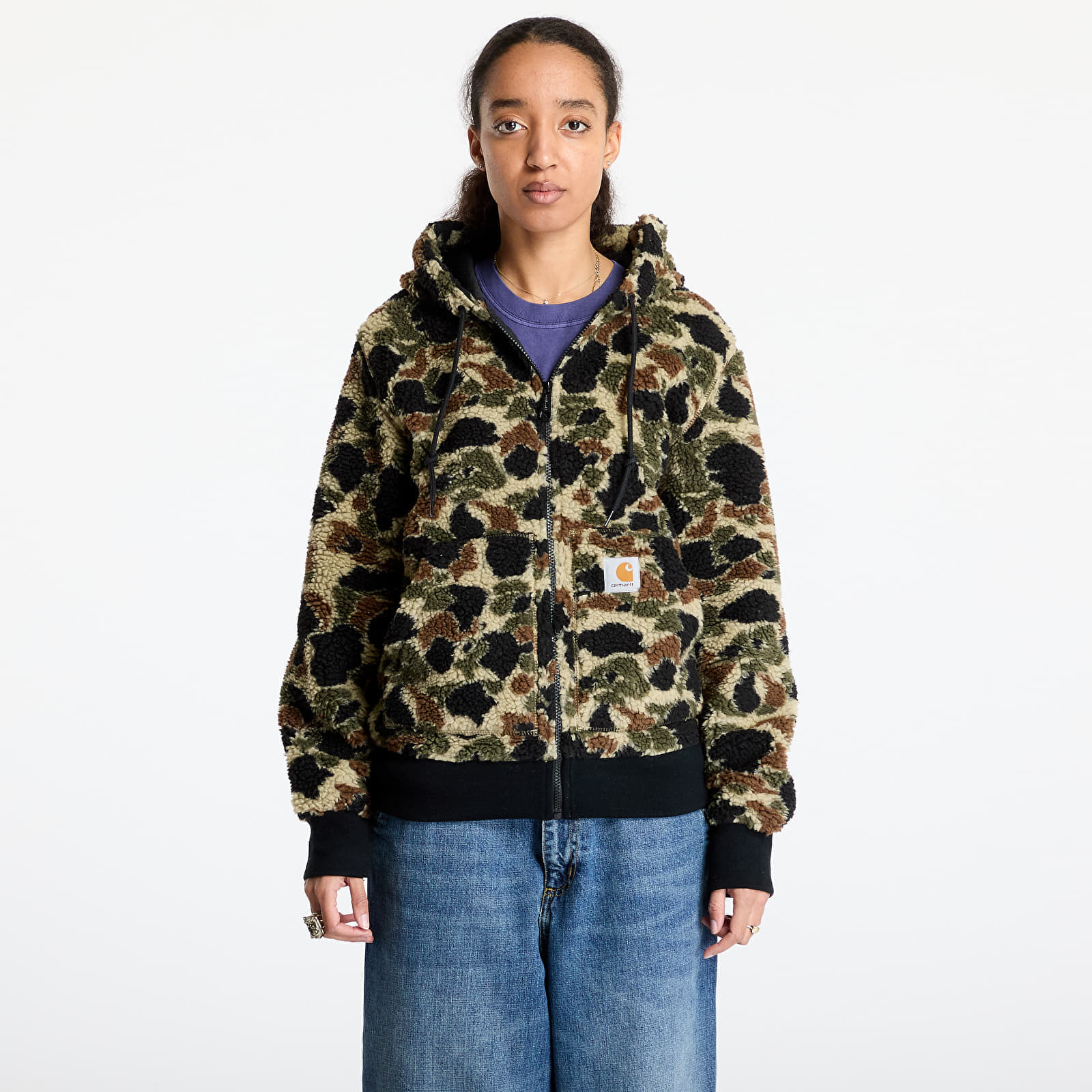 Bunda Carhartt WIP OG Active Liner UNISEX Camo Duck Jacquard/ Green XS