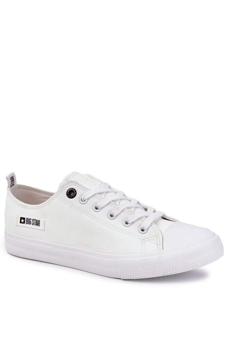 BIG STAR SHOES Pánske nízko kožené tenisky Veľká hviezda