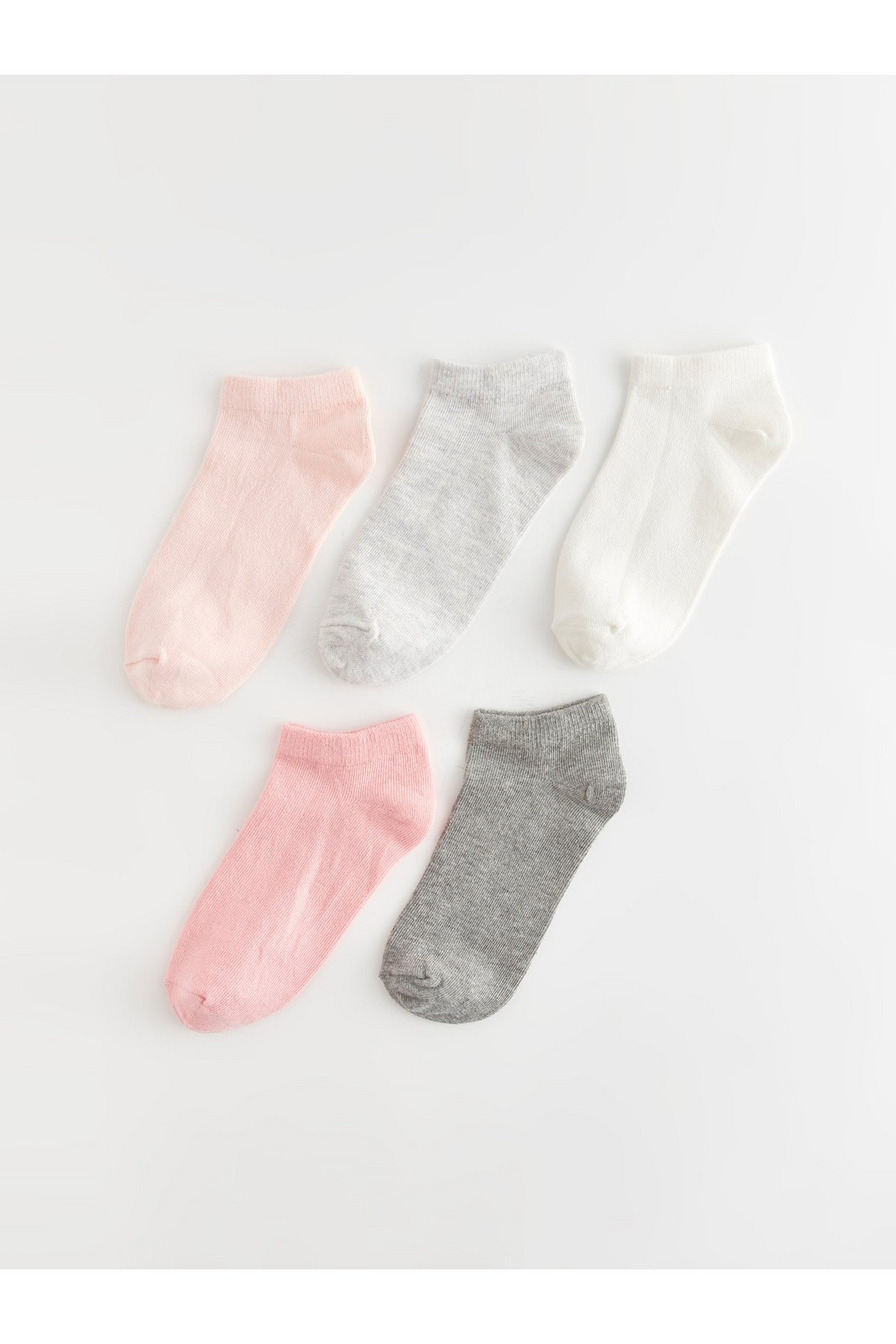 LC Waikiki 5 Pack Girls Basic Booties Socks