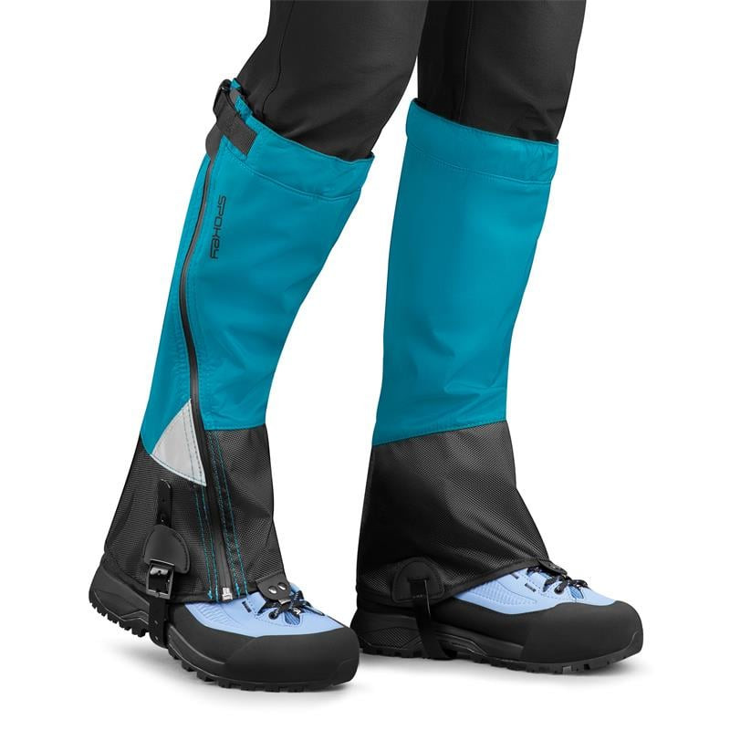 Spokey TRACKS II Waterproof hiking gaiters, blue, very. M