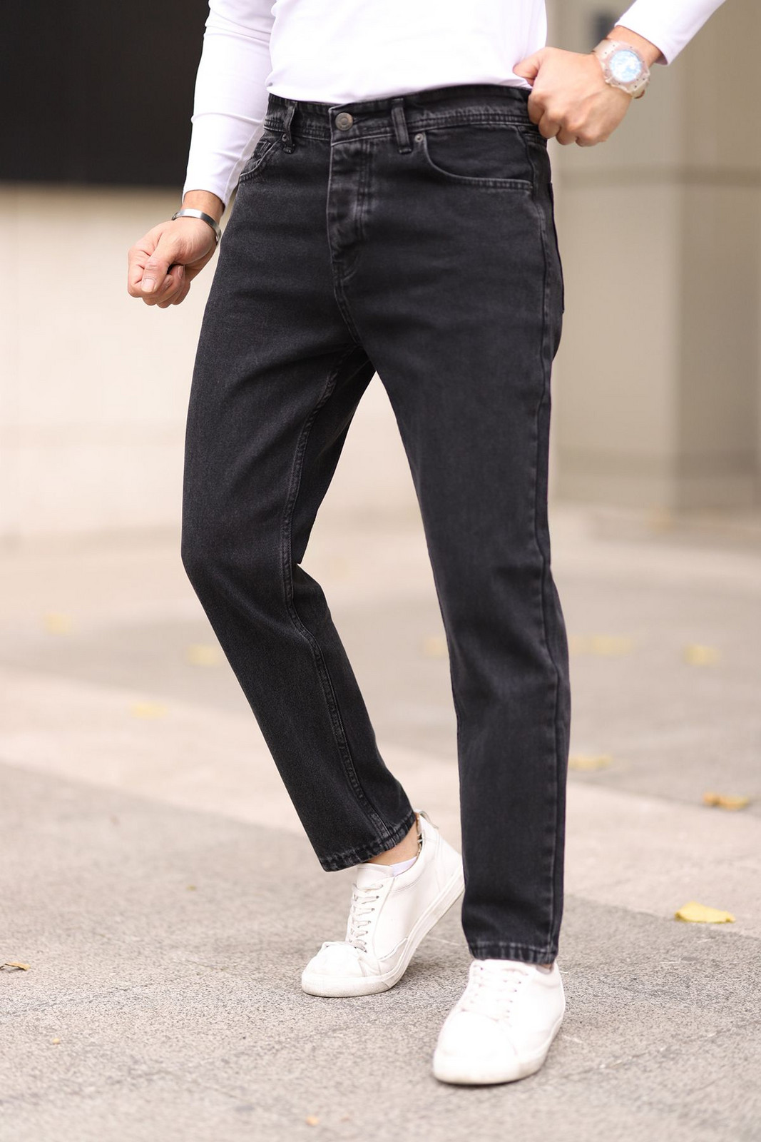 Trendyol Black Men's Boyfriend Jeans Denim Pants