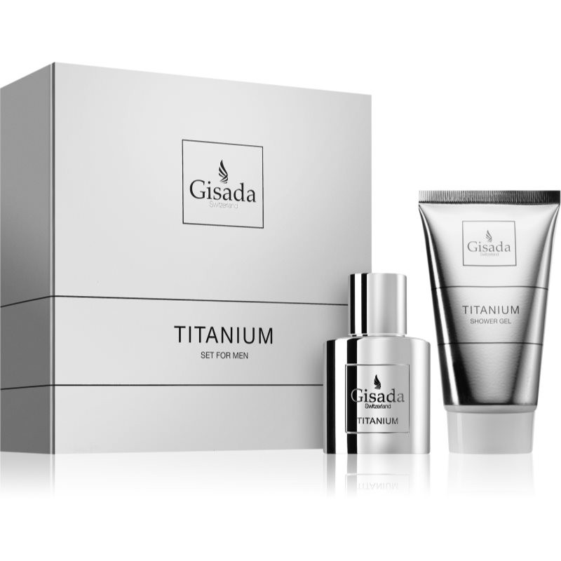 Gisada Titanium darčeková sada pre mužov 2 ks