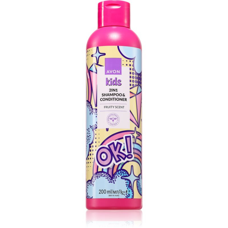 Avon Kids Fruit šampón a kondicionér 2 v1 200 ml