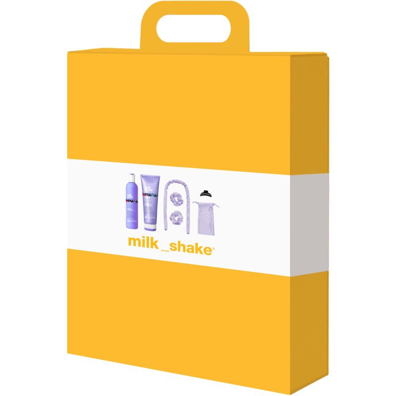 Milk Shake Silver Shine Set darčeková sada pre blond a melírované vlasy 1 ks