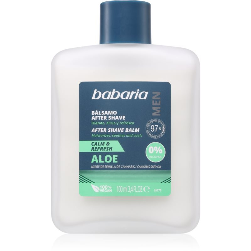 Babaria Aloe Vera osviežujúca voda po holení s aloe vera 100 ml