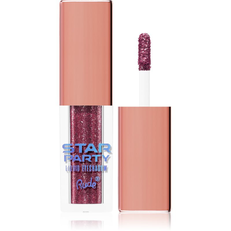 Rude Cosmetics Star Party trblietavé tekuté očné tiene odtieň She's A Star 3.5 g