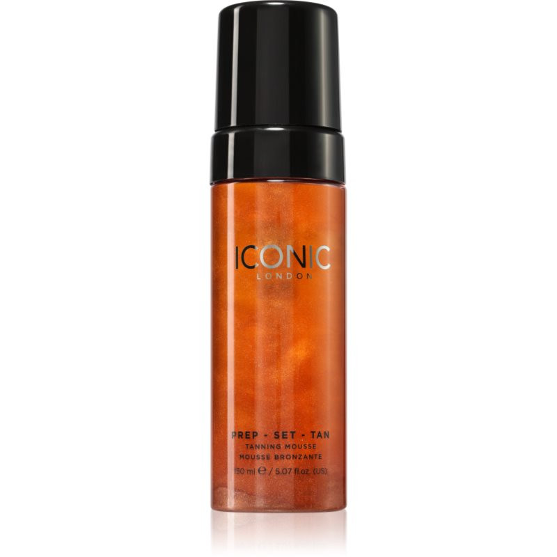 ICONIC London Prep Set Tan Mousse samoopaľovacia pena odtieň Glow 150 ml