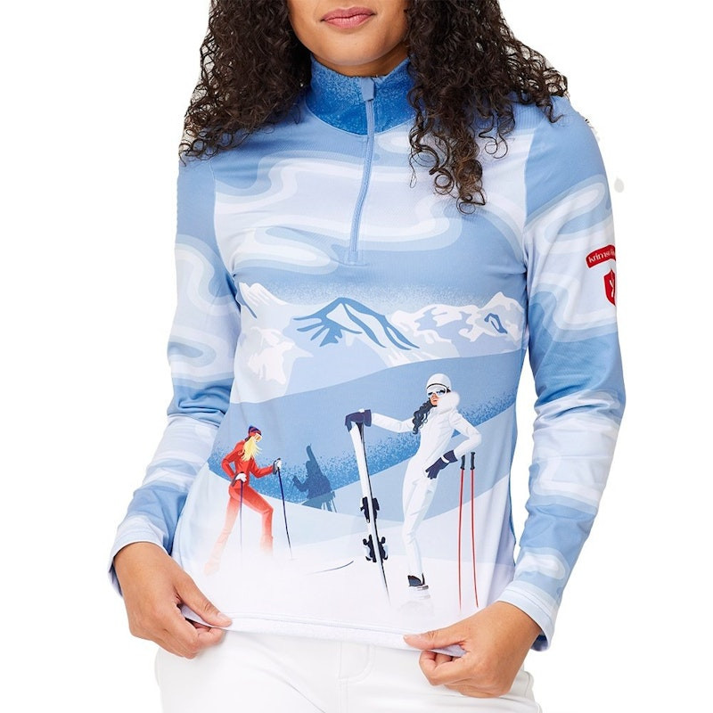 Dámska základná vrstva s 1/4 zipsom Krimson Klover Mountain Guides Top