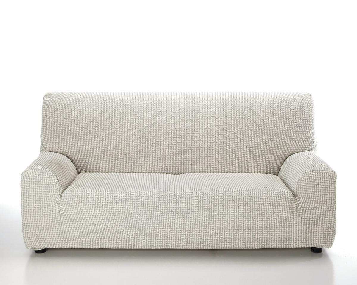 Poťah multielastický, dezén SADA, ecru trojkreslo 180 - 240 cm