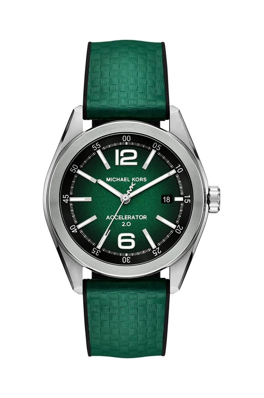 Hodinky Michael Kors ACCELERATOR 2.0 pánske, zelená farba, MK9173